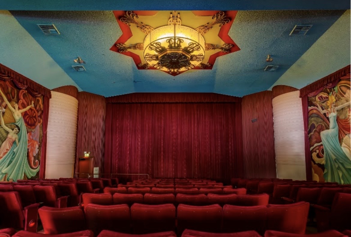 Inside the Orinda Theatre auditorium